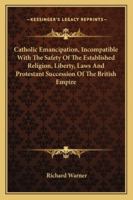 Catholic Emancipation 0526508523 Book Cover