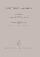 Demotisches Namenbuch: Lieferung 7 3882264128 Book Cover