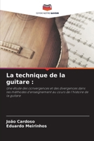 La technique de la guitare :: Une étude des convergences et des divergences dans les méthodes d'enseignement au cours de l'histoire de la guitare (French Edition) 6208716748 Book Cover