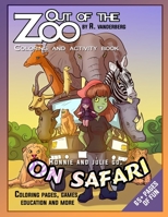 On Safari coloring book: Ronnie and Julie B0BLFYRD55 Book Cover