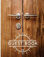 Guest Book: For AirBnB, Vacation Rentals, Carbin, Hotel, Lake House 8.5x11" 151Pages 1979510806 Book Cover