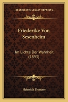 Friederike Von Sesenheim 1161174648 Book Cover
