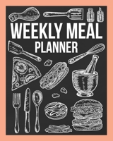 Weekly Meal Planner: Meal Planner Log For 52 Weeks With Weekly Shopping List 1673781799 Book Cover