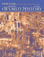 Study Guide, Volume I for World History 0534587291 Book Cover