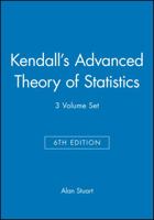 Kendall's Advanced Theory of Statistics: 3-Volume Set (Hodder Arnold Publication) 0340814934 Book Cover