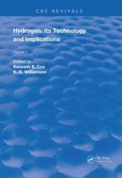 Hydrogen: Its Technology and Implication: Implication of Hydrogen Energy - Volume V 1315894203 Book Cover