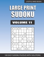 Large Print Sudoku: Easy Large Print Sudoku Volume 11 B08QBGZW8K Book Cover