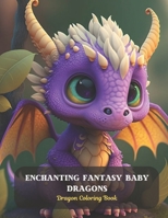 Enchanting Fantasy Baby Dragons: Dragon Coloring Book B0CDFSKXF6 Book Cover