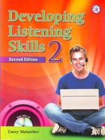 Developing Listening Skills 2, Second Edition (Intermediate Listening Comprehension with MP3 Audio CD) 1599665271 Book Cover
