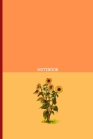 Notebook sunflowers stripe red: write to ideas - Perfect to Gift for high school college university 1676763511 Book Cover