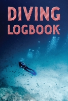 Diving Logbook: Red & White Scuba Diving Log Book to Log your Dives 1693421844 Book Cover