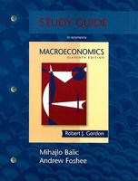 Study Guide to Accompany Macroeconomics 0321609573 Book Cover