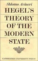 Hegel's Theory of the Modern State 0521098327 Book Cover