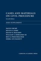 Cases and Materials on Civil Procedure: 2020 Supplement 1594603812 Book Cover