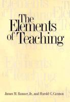 The Elements of Teaching 0300069294 Book Cover