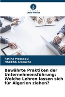 Bewährte Praktiken der Unternehmensführung: Welche Lehren lassen sich für Algerien ziehen? (German Edition) 6630197046 Book Cover