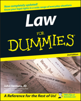 Law For Dummies 1568848609 Book Cover
