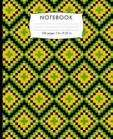 Notebook: Kwanza African pattern Hand Writing Paper. 100 pages handwriting book 7.5 x 9.25 inches for practice writing. 1081342870 Book Cover