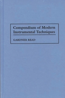 Compendium of Modern Instrumental Techniques 0313285128 Book Cover