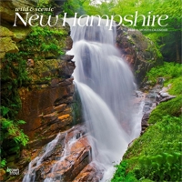 New Hampshire Wild & Scenic 2026 12 X 24 Inch (Hanging) Monthly Square Wall Calendar Plastic-Free B0DYLJS4S5 Book Cover