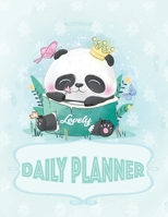 Daily planner notebook: Daily planner Notebook with Cute Cartoon cover Extra large (8.5 x 11) inches, 110 pages, Daily planner notebook 1710162848 Book Cover