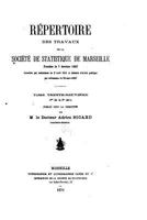 R�pertoire Des Travaux 1534949143 Book Cover
