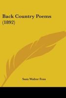 Back Country Poems 1438534965 Book Cover