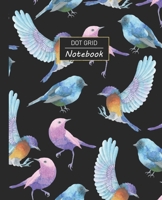 Dot Grid Notebook: Dotted Grid Notebook/Journal Watercolor Jungle Birds 100 Pages 7.5 x 9.25 Children Kids Girls Teens Women Perfect For School 1673530397 Book Cover