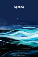 Calendrier / Agenda Perpétuel avec Sudokus Difficiles et Experts - Couverture Feux Bleus (15 x 23 cm): 56 semaines + 112 Sudokus (56 Sudokus ... / Agenda Perpétuel Sudoku) 1542720265 Book Cover