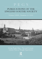 Giving People Ideas - Text and Concept: Literary Texts as Thought Experiments 190797525X Book Cover