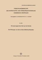 Die Wirkungen Von Larm Auf Den Schlaf Des Menschen 3663034933 Book Cover
