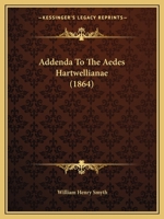 Addenda to the Aedes Hartwellianae 1160770484 Book Cover