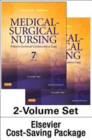 Medical-Surgical Nursing -- Two-Volume Text and Elsevier Adaptive Quizzing Package 0323280277 Book Cover