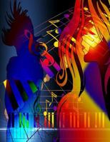 Music Manuscript Book: 120 pages of music manuscript paper. Each page containing 12 staves 8.5" x 11" 1726804356 Book Cover