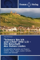 Schwarz bin ich und schön (Hld 1,5) - Die Botschaft des Hohen Liedes 6138375106 Book Cover