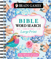 Brain Games - Large Print Bible Word Search: The Words of Jesus 1645587754 Book Cover