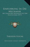 Einfuhrung in Die Mechanik Mit Einfachen Beispielen Aus Der Flugtechnik 1141393859 Book Cover