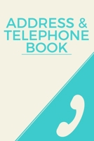 Address & Telephone Book: Organizer Contacts (6 x 9 in, 360 Contacts) - Record Addresses, Social Media, Telephone Numbers, Emails, Birthday & Extra Notes - Alphabetical A-Z Index Information Journal 1692078984 Book Cover