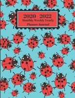 2020 - 2022 Monthly Weekly Yearly Planner Journal: Ladybugs Design Cover 2 Year Planner Appointment Calendar Organizer And Journal Notebook 1698043015 Book Cover