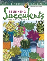 Creative Haven Stunning Succulents Coloring Book 048683249X Book Cover