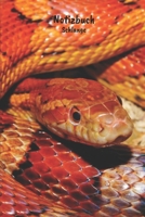 Notizbuch Schlange: Taschenbuch, Notizbuch zum selbst Eintragen für Schule, Hobby und Freizeit. (German Edition) 1697652034 Book Cover