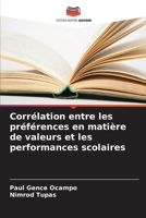 Corrélation entre les préférences en matière de valeurs et les performances scolaires 6205668793 Book Cover