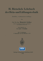 H. Rietschels Lehrbuch der Heiz- und Lüftungstechnik 3662407221 Book Cover