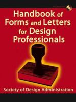 Handbook of Forms and Letters for Design Professionals 0471267740 Book Cover