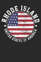 Notebook: Rhode Island Vintage Dot Grid 6x9 120 Pages 1699082928 Book Cover