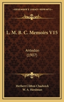 L. M. B. C. Memoirs V15: Antedon 1166422615 Book Cover
