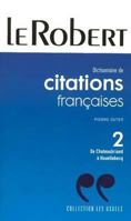 Dictionnarie de Citations Francaises - Le Robert 2849022659 Book Cover