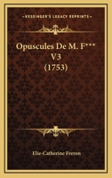 Opuscules 1165809834 Book Cover