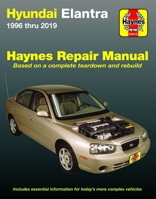 Hyundai Elantra 1996 thru 2019 Haynes Repair Manual: Based on a complete teardown and rebuild - Includes essential information for today's more complex vehicles 1620923491 Book Cover