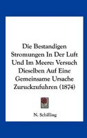 Die Bestandigen Stromungen in Der Luft Und Im Meere 374348059X Book Cover